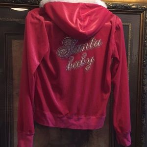 Victoria’s Secret Pink Velour Hoodie